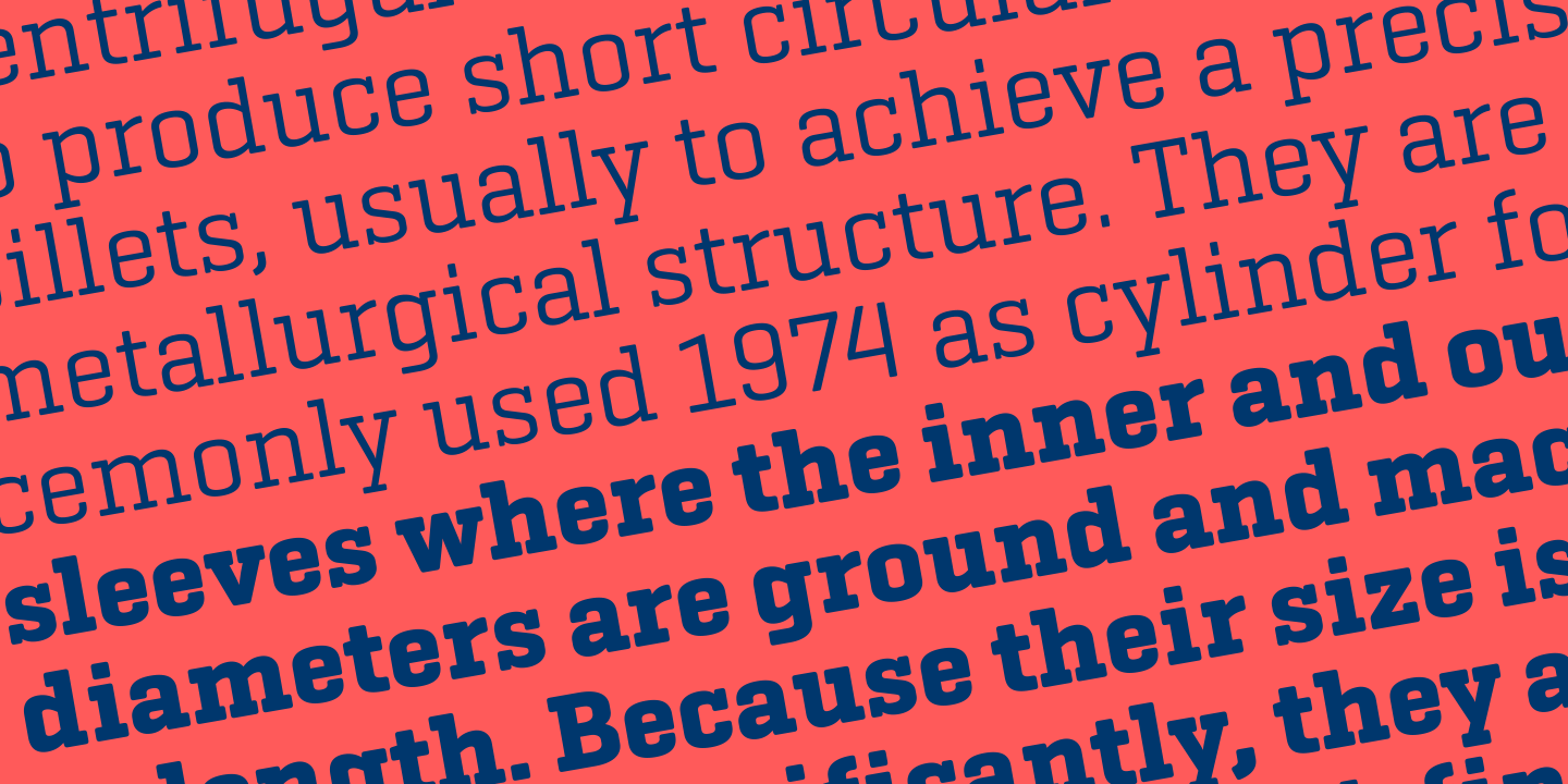 Beispiel einer Geogrotesque Slab Thin Italic-Schriftart